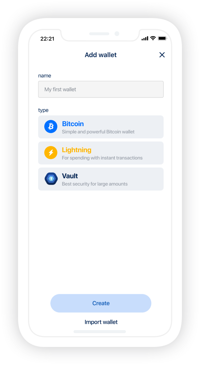 BlueWallet – Bitcoin и Lightning кошелёк для iOS